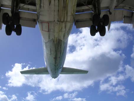 Plane overhead